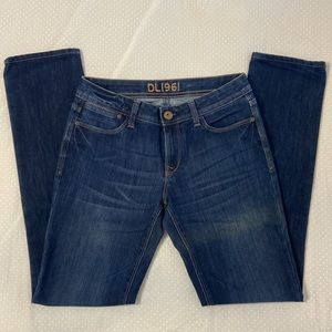 DL1961 Liberty Denim Wash Coco Curvy Straight Leg Jeans 27